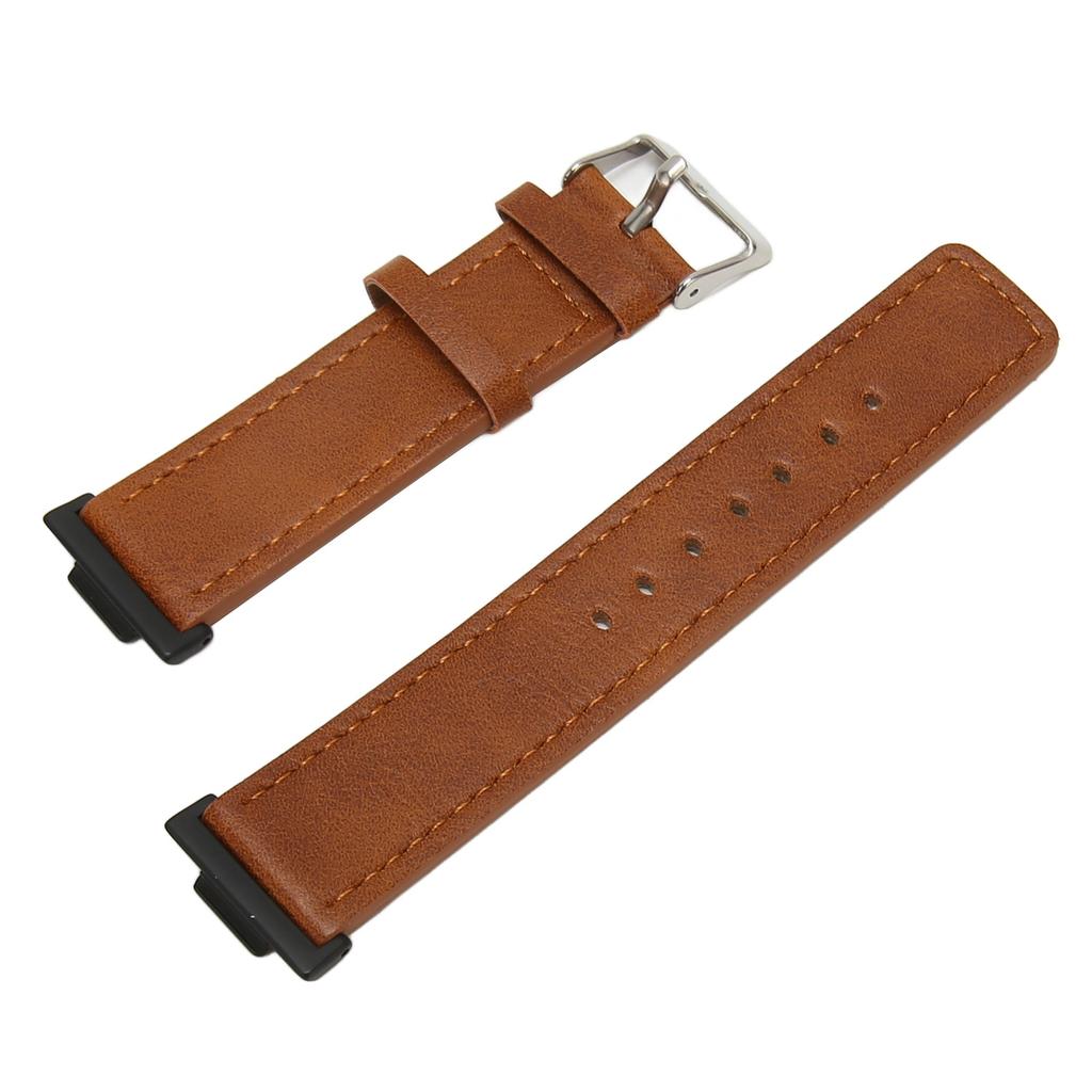 Leather Smartwatch Strap Comfortable Replacement Smartwatch Band Wristband for Watch FIT 2