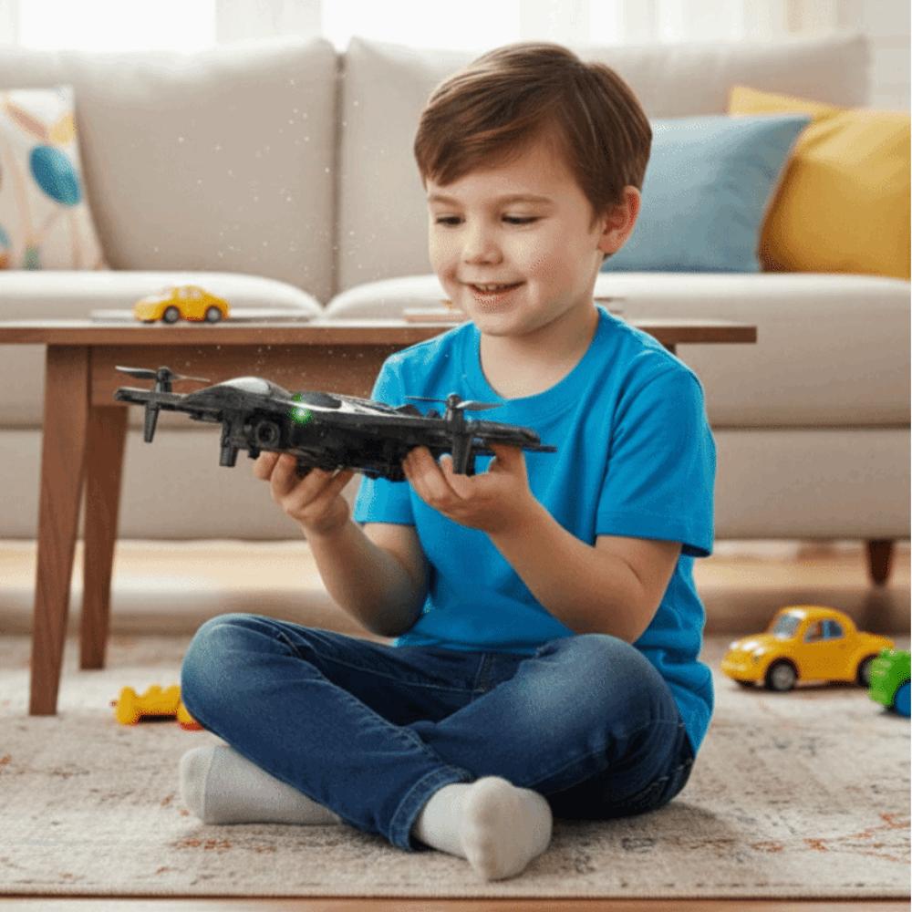 Rechargeable Four Motor Helicopter Toy Gravity Sensing RC Hobby Jet Plane  Kids Gifts