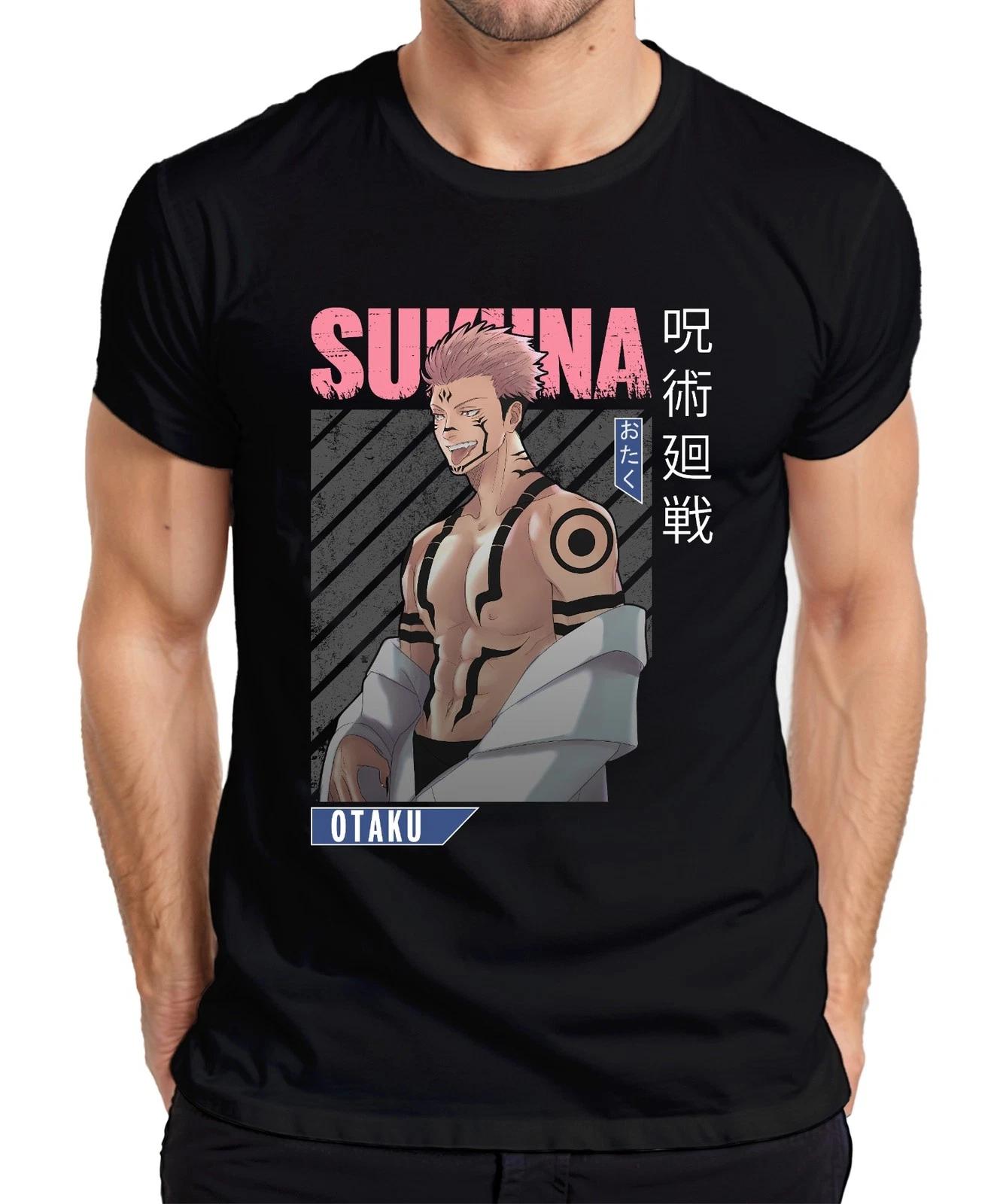 Sukuna Jujutsu Kaisen Otaku Anime Ästhetik Dämon Geschenk Vintage Herren T-Shirt XXXL