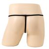 Mini Thong Men'S Penis Pouch Hole Erotic Lingerie Sexy T-Back G-String Bikini Underwear Roleplay Nightwear Front Open Underpant