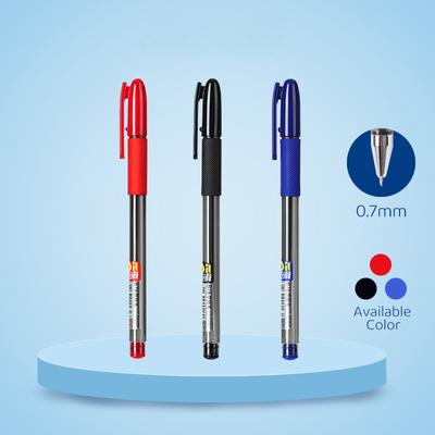 12 stücke 0,7mm Öl-basierend Gel Stift Büro Bill Stift Schwarz und Blau Kugelschreiber