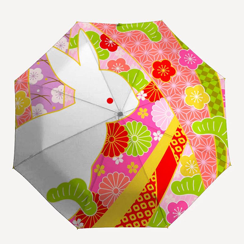 

1pc Rabbit design Automatic Opening/closing Umbrella with Auto Open/Close, Perfect Gift for Friends, Durable Plastic Handle yy250801158