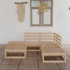 Day and Night - Day and Night Garden Furniture Set 6 Pieces Solid Pine Wood