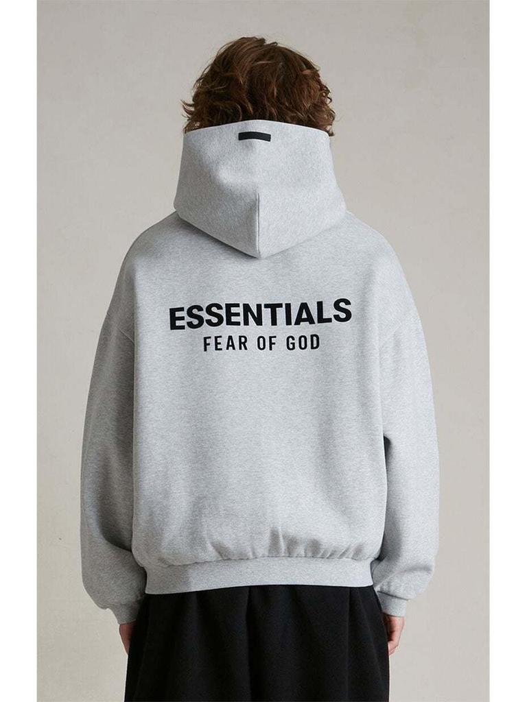Unisex FW24 Essentials Hoodie: Stylish Double-Stitched American Style with Hood for Men, Women, Couples