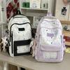 Schoolbag1011 Summer Star Pattern Backpack Female Elementary School Bag Large Capacity Lightweight Middle School Student Fashion Backpack