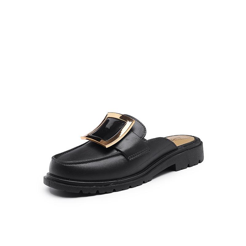 Flat Bow Summer Sandals - Women's Casual Low Heel Mules