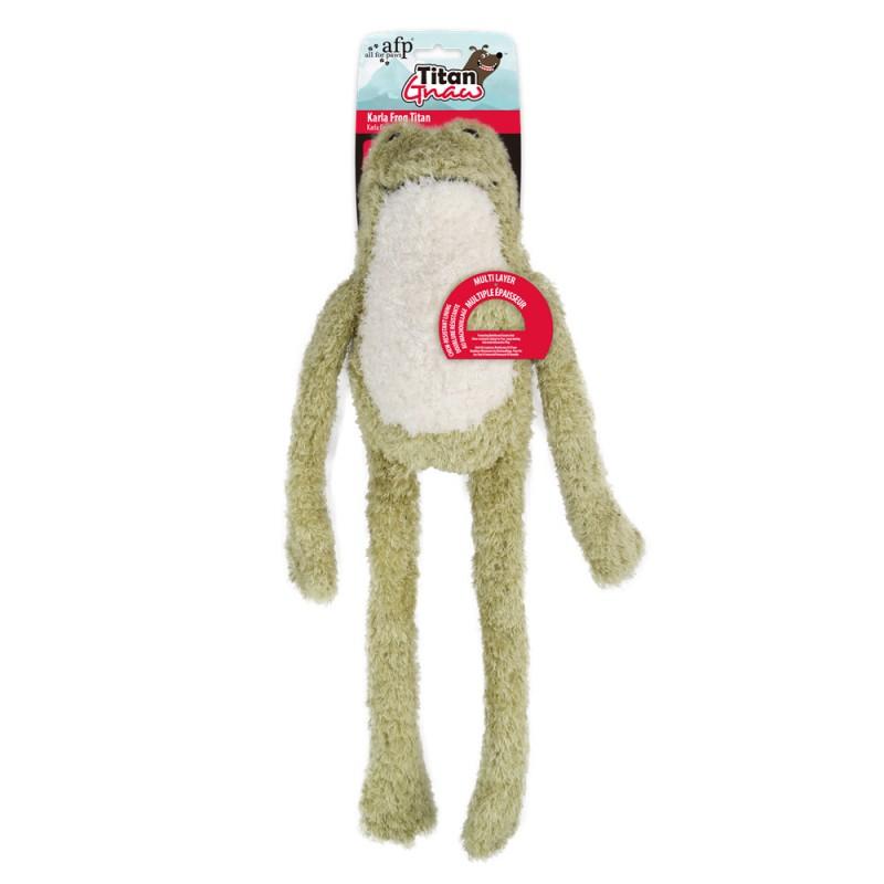 Plush Squeaky Dog Toy Mental Stimulation Dental Care - Assorted Animal Shapes