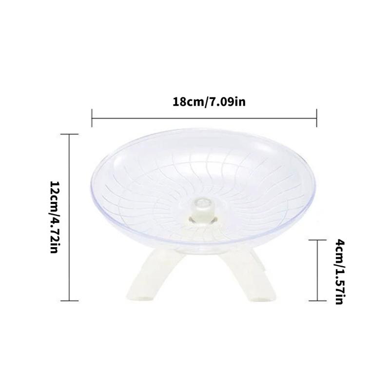 Simple Hamster Running Wheel Dish Fashion Exercise Disk Noise Complimentary Plastic Small Pet Activity Toy