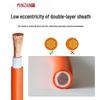 National Standard Wear-Resistant Pure Copper Welding Cable with Electrode Holder, Flexible RVV 25/35mm², Double Layer Sheath