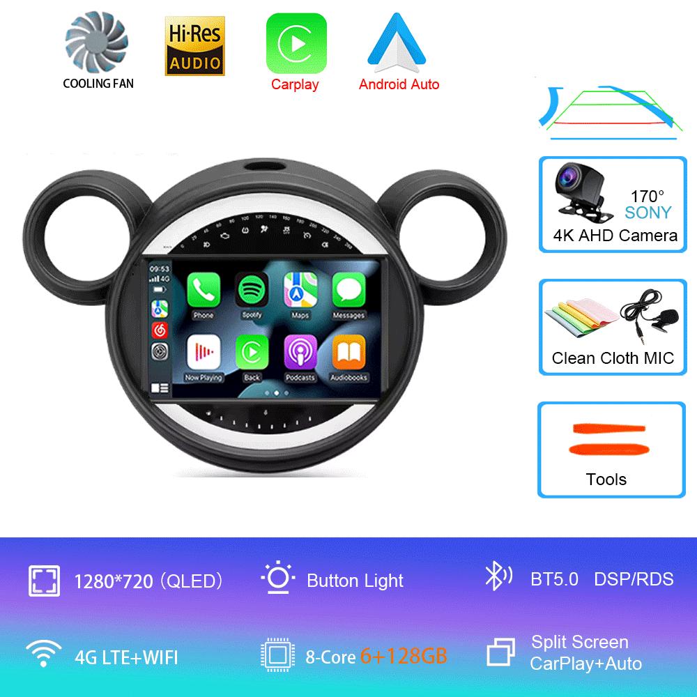 Android 14 Car Radio For BMW Mini 2010 - 2016 Multimedia Video Player Navigation Stereo GPS No 2din 2 Din Dvd