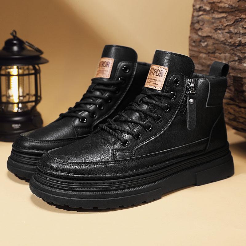 

Повседневные ботинки Martin для активного отдыха 2024 года, осень, новая мода, британский стиль, ретро, высокие мужские ботинки средней высоты с инструментами 39