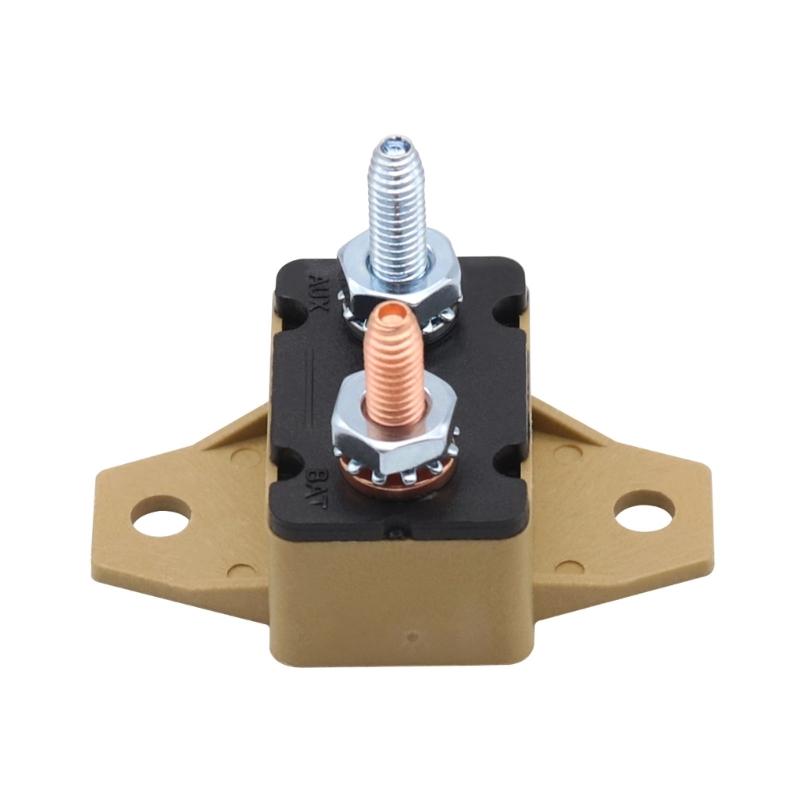 Auto Reset Breakers Overcurrent Protector 5A 12/24V Applications Plastic Winged Mounting Base With #10-32 Bolt Mounting