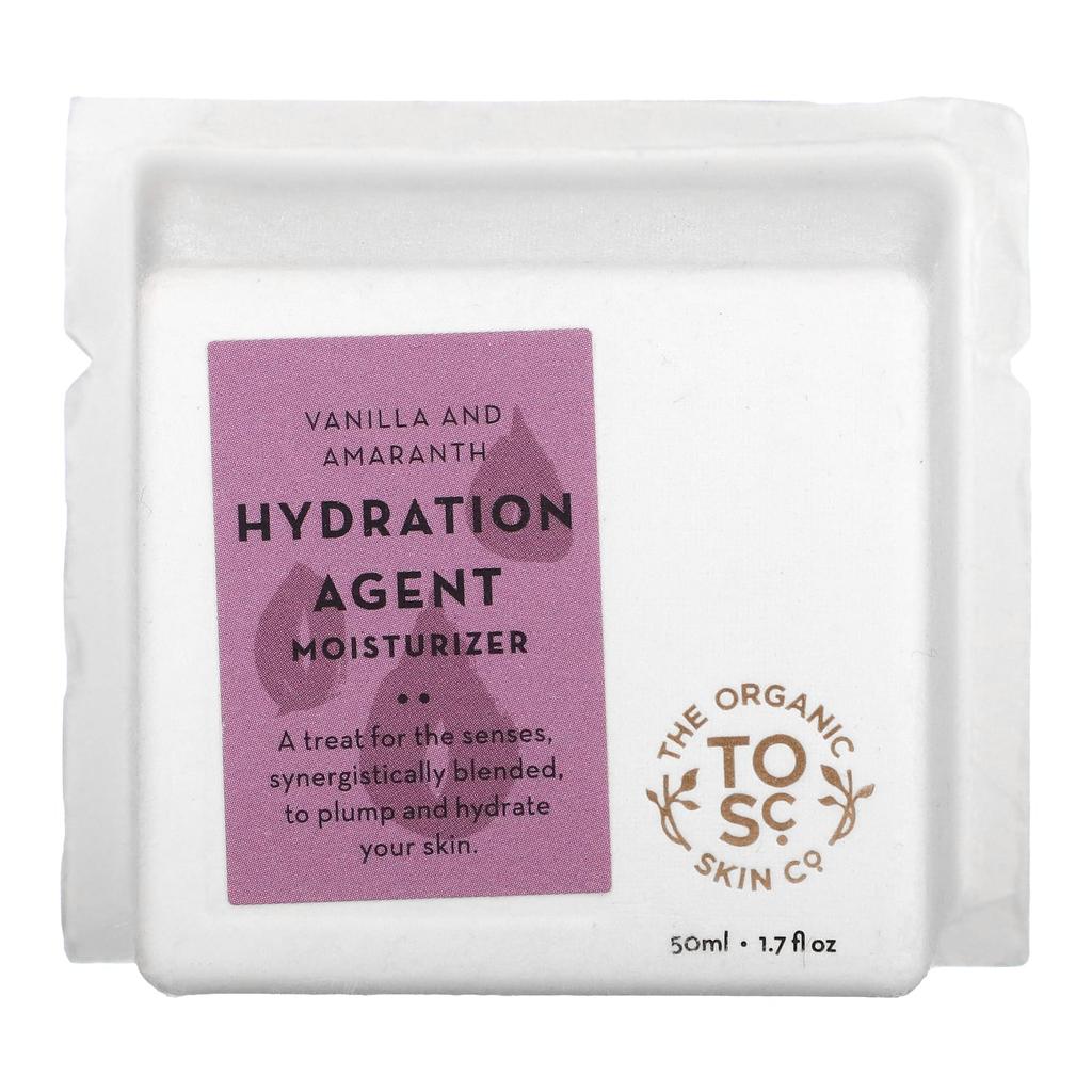 The Organic Skin Co., Hydration Agent Moisturizer, Vanilla & Amaranth, 50 Ml (1.7 Fl Oz)