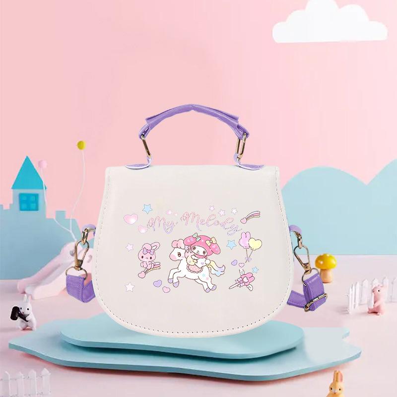 Korean Version of Trendy Cartoon Printing Cute High-value Student Shoulder Bag Women's Portable Handbag