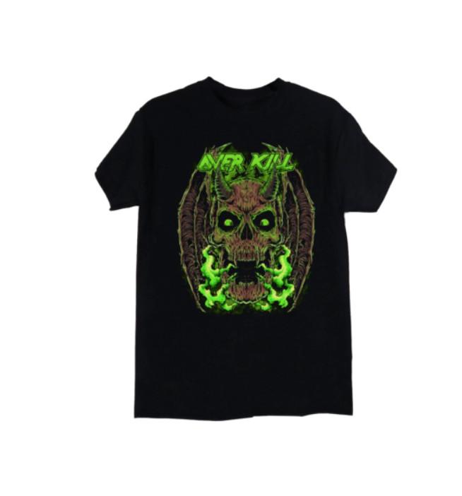 

Overkill Skull New Black TShirt Unisex T-Shirt XXXXL