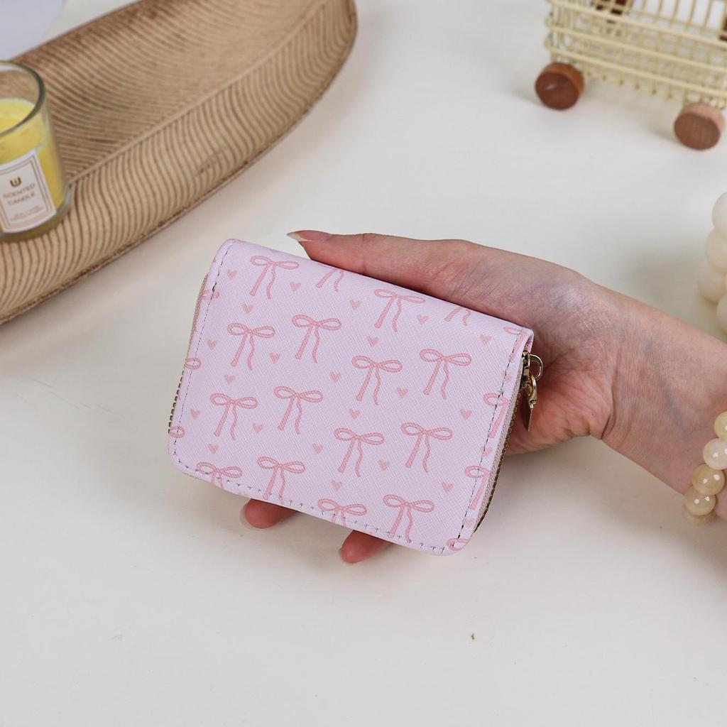 Women's Bow Mini Cross-Border Cartoon Coin Purse with Multiple Card Slots