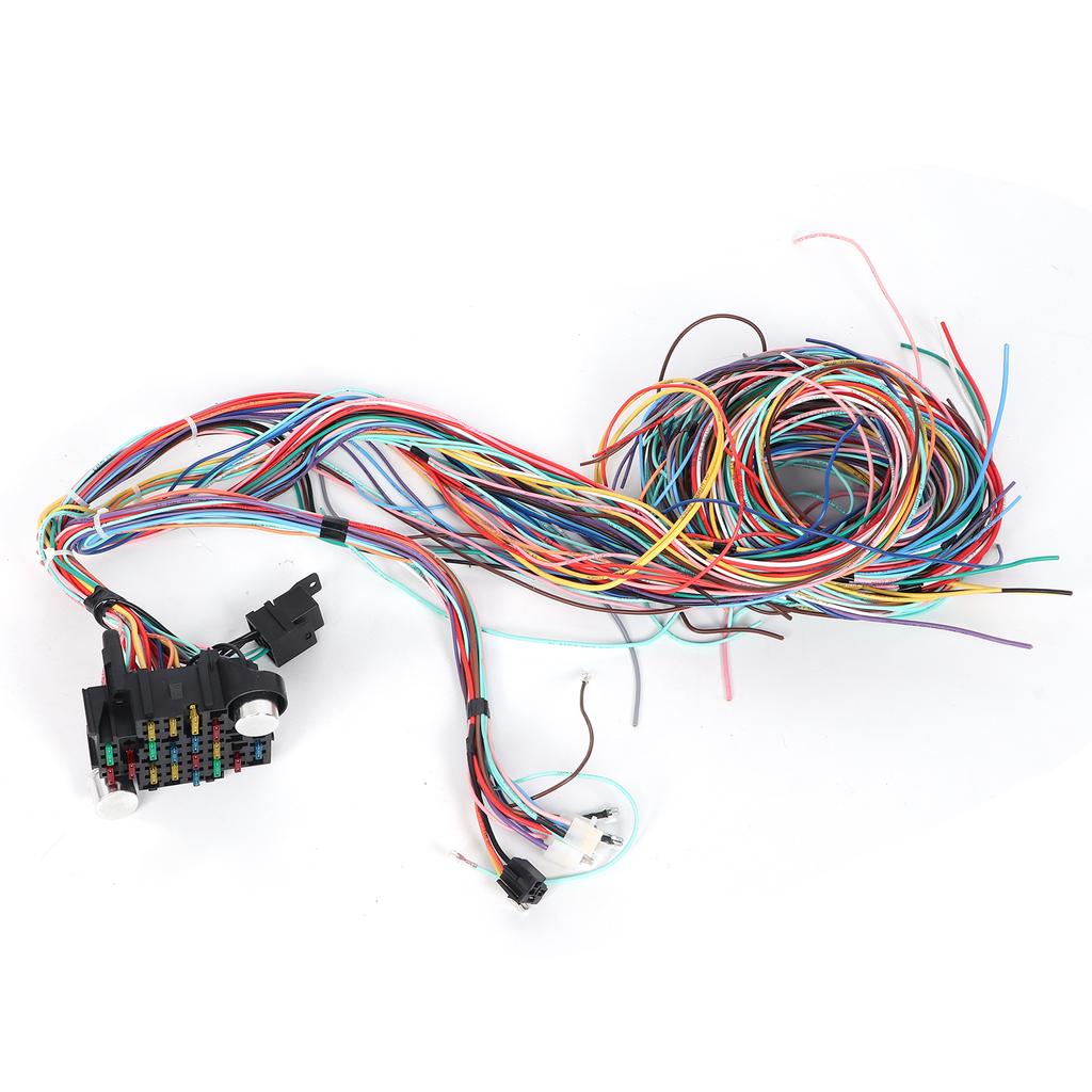 12V 21 Circuit 21 Circuits Wiring Harness Kit Universal Accessory for Car Truck RV Motor Home