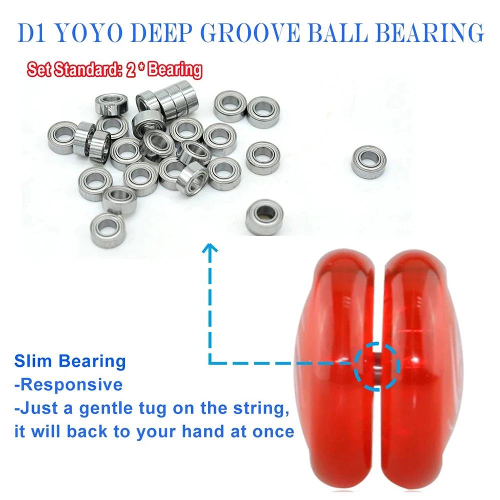 Yoyo reattivo 2A Yo-Yo Ball Giocattoli per principianti Yoyo Giocattoli divertenti per bambini Yoyo magico Yoyo ad alta velocità Giocattoli per giocoleria Yo-yo per ragazze e ragazzi