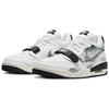 Jordan Legacy 312 Abrasion Resistant Slip Resistant Low top Vintage Basketball Shoes Men's White Black CD7069-110(Team181-)