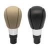 Pommeau de levier de vitesse manuel 5/6 vitesses en cuir noir/beige de haute qualité pour Volvo S60 S80 V70 XC70 XC60 Pommeau de levier de vitesse Intérieur de voiture
