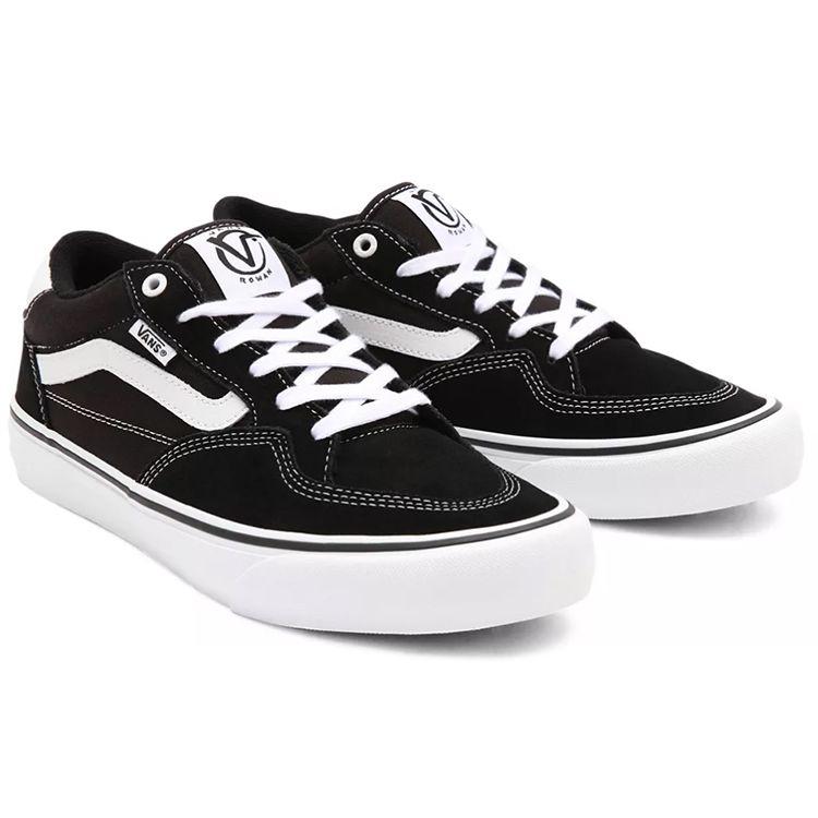 Vans Rowan Comfortable Low-Top Skate Shoes Unisex sneaker Black VN0A5JIC6BT