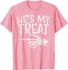 Hes My TreatShes My Trick Skeleton Matching Couple Halloween TShirt Fun Unisex Unisex Spooky Season Halloween Tshirts