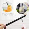 1PACK/100PCS Color Plastic Disposable Large Straw Pearl Bubble Milk Tea Smoothie Drink Party Supplies Bar Accessories