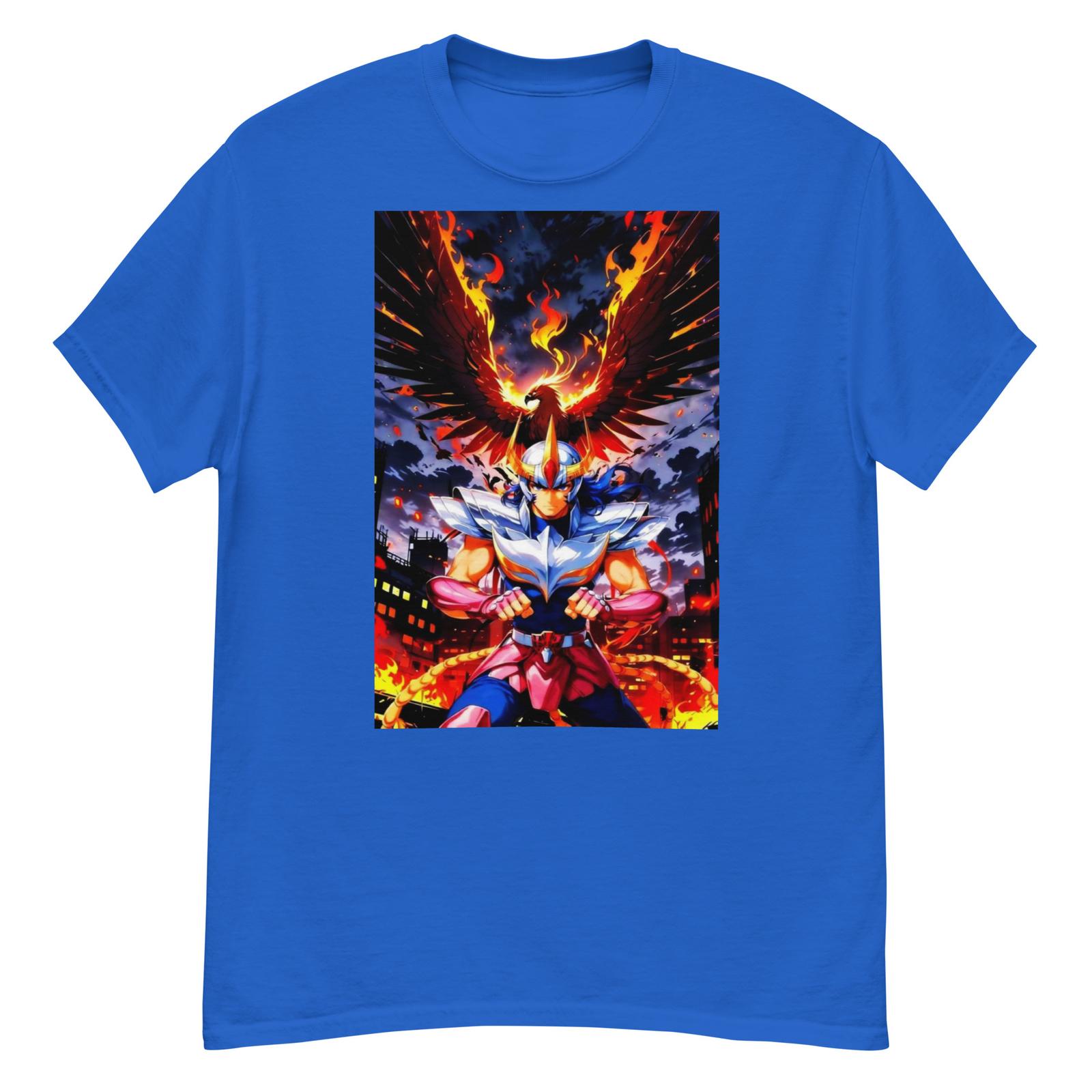 Phoenix Ikki Saint Seiya T-Shirt Mens Womens Tees Top, Anime Tee, Heavy Cotton Shirt, Phoenix Ikki M