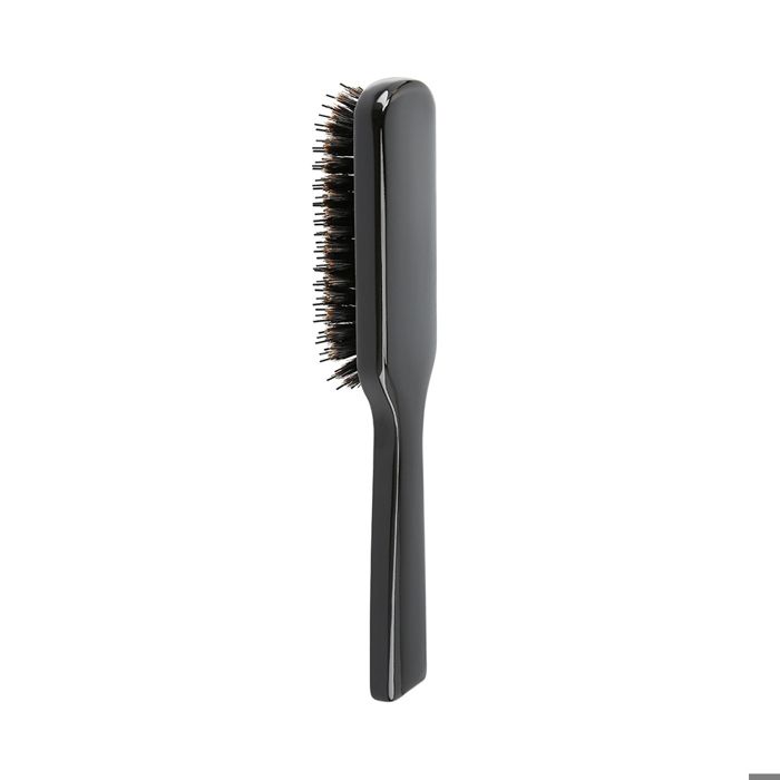 Brosse À Cheveux - Lussoni - Natural Style Slim - Bois De Hêtre - Poils De Sanglier - Poils En Nylon