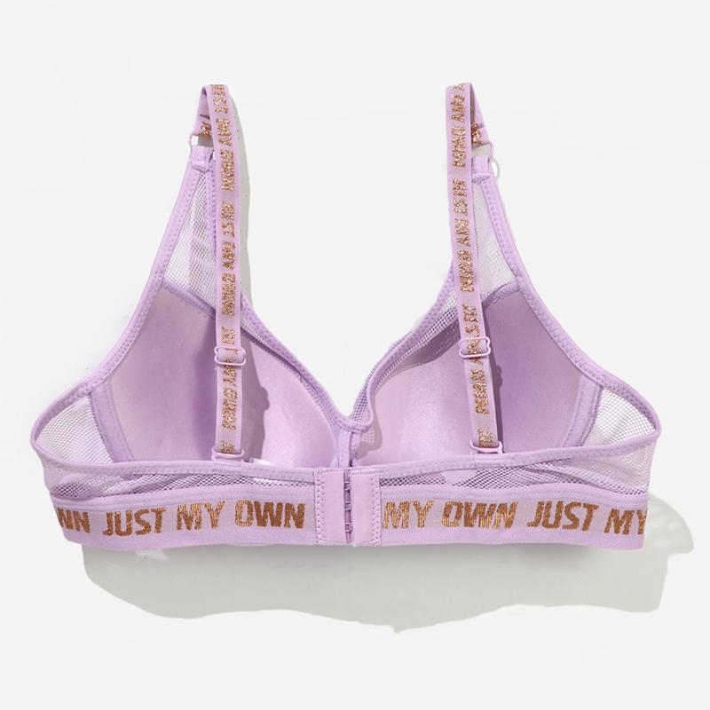 4 шт. женский бюстгальтер пуш-ап с сетчатым нижним бельем — фото 6