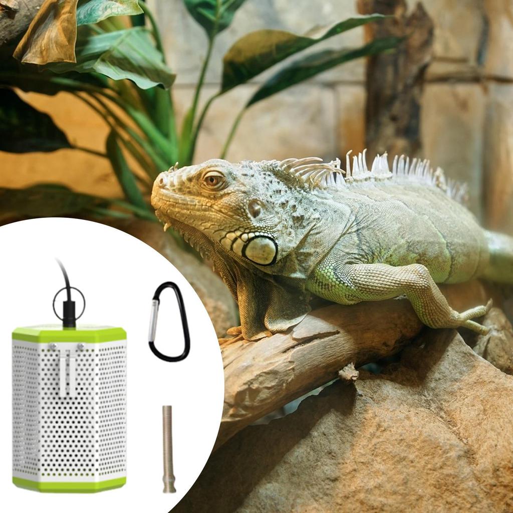 Klatka ochronna na lampę grzewczą dla gadów Unikalna bez światła dla małych ptaków, papużka falista