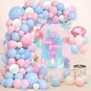 Pastel Pink Blue Balloons Garland Arch White Balloon Kit Gender Reveal Baby Shower Graduation Birthday Party Decoration Globos