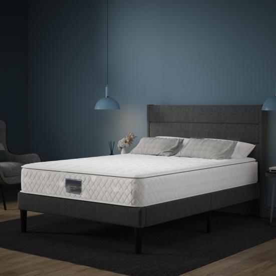 Foam Mattress Spring High Stability Friendly to Skin Better Support Sweat-wicking Bed Comfortable Relax Polyester Bedroom Queen Size Supplies