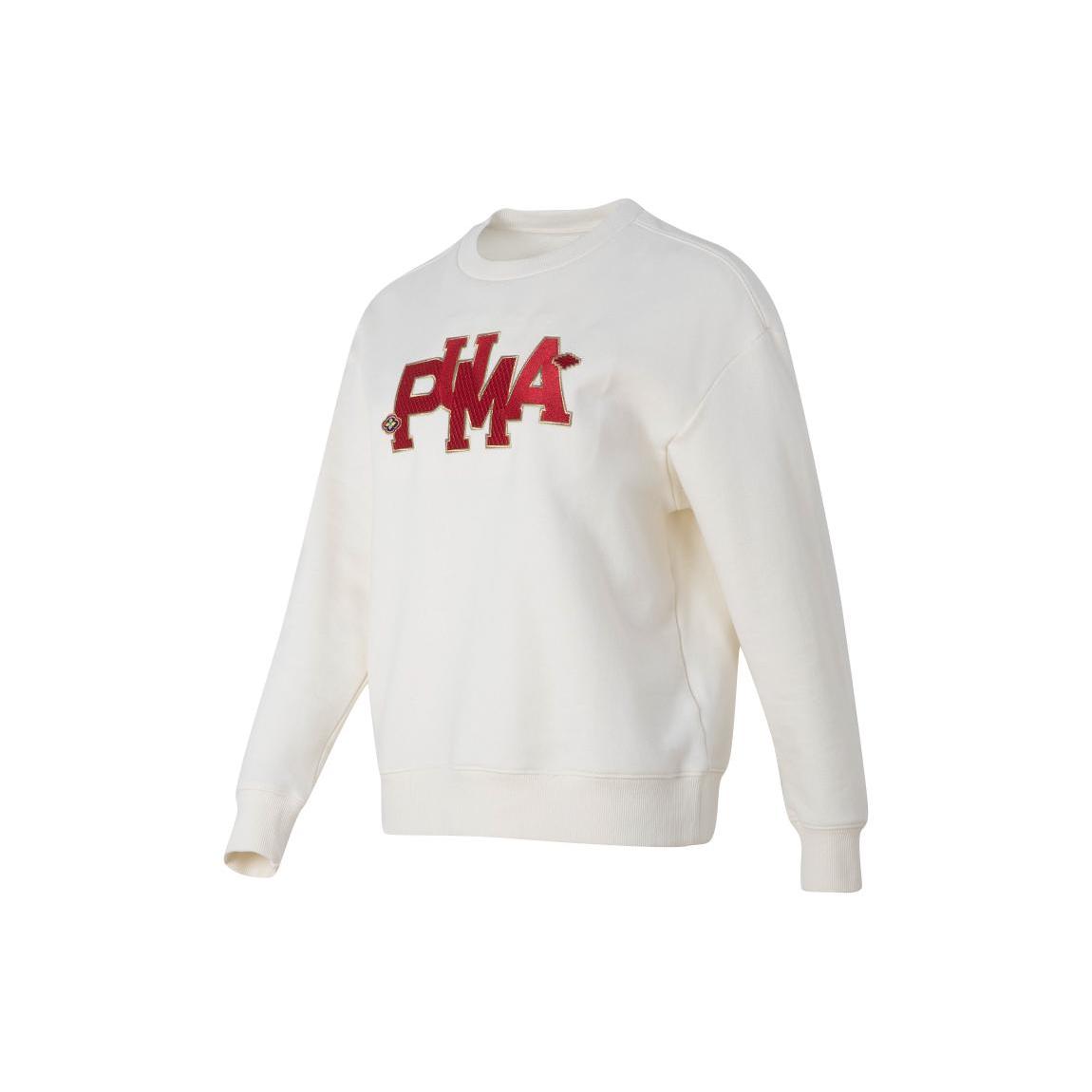 

New PUMA CNY Year Of The Dragon Series Sweatshirts Women s White 625839-65 M
