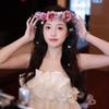 Colorful Women Wedding Floral Headband Diameter 18cm Fashion Bohemia Flower Crown Hair Accessories Multistyles