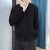 2025 Men's Trendy V-neck Knit Cardigan Sweater for Spring & Autumn