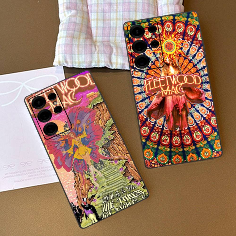 Classic Rock Band F-Fleetwood M-Mac Phone Case For Samsung S 24 Fe 25 Ultra Plus 20 Lite 21 30 22 23 24 22 Ultra 5G Fundas