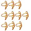 10pcs Crochet Tension Rings Adjustable Companions Rings Knittings Supplies Left and Righties Tension Control Rings X3UC