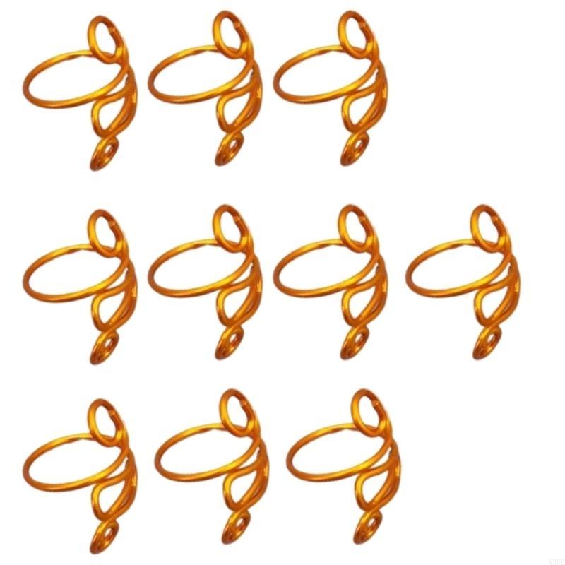 10pcs Crochet Tension Rings Adjustable Companions Rings Knittings Supplies Left and Righties Tension Control Rings X3UC