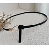 Black And Stylish Brown Pu Waist Belts For Women Complementing Dresses Tops And