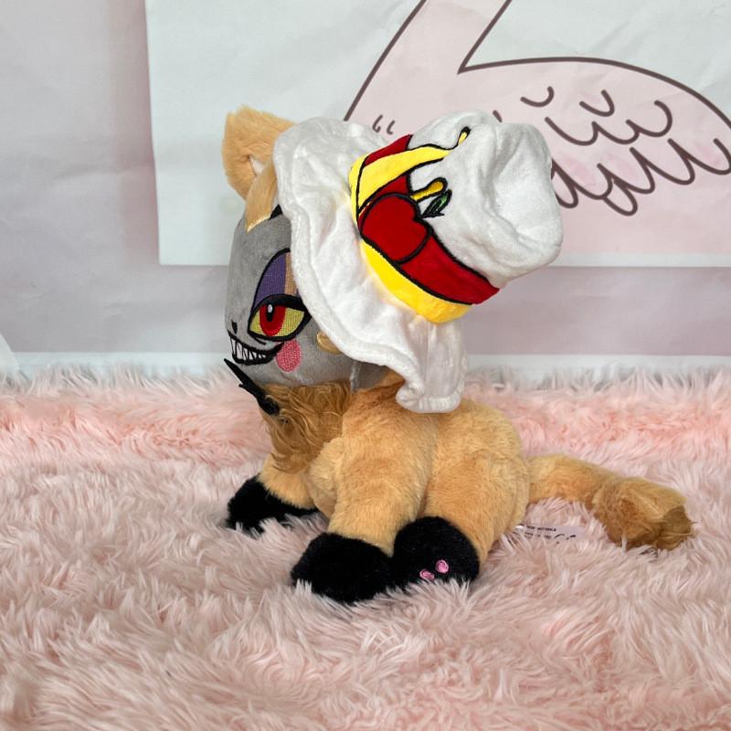 Hazbin Hotel Angel Kitty Plush Toy Adorable Helluva Boss Inspired Stuffed Doll For Fans Collectors