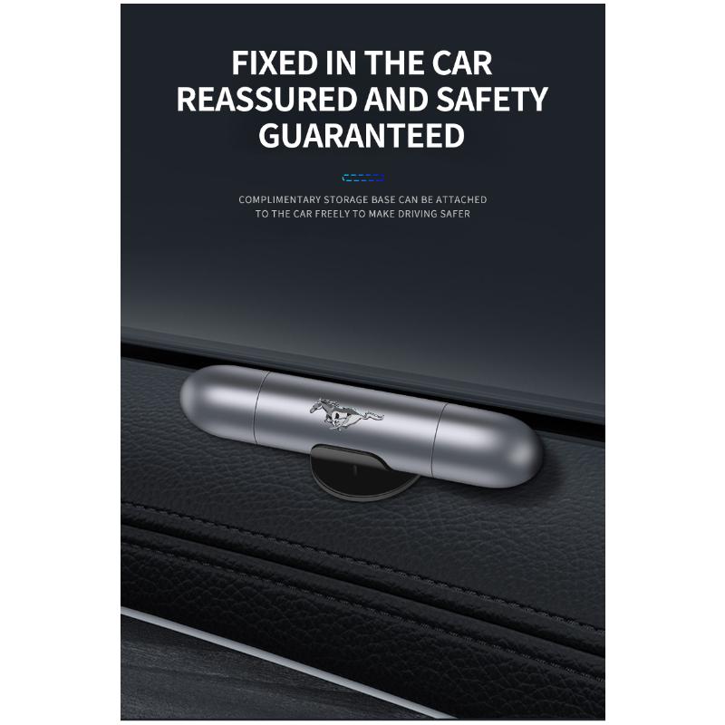 Auto Sicherheitshammer Notfall Fensterbrecher Sicherheitsgurt Schneidwerkzeug Für Ford Mustang SHELBY GT 500 350 Cabrio V Mach e Regendicht