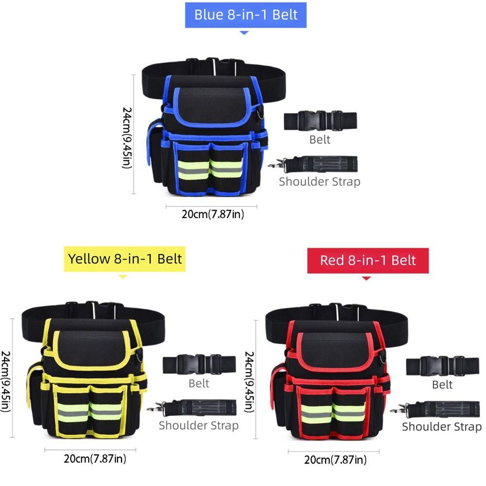 Large-Sized Electrician's Tool Bag One-Piece Design Tool Waist Bag Thickened Waist Bag  Electrician