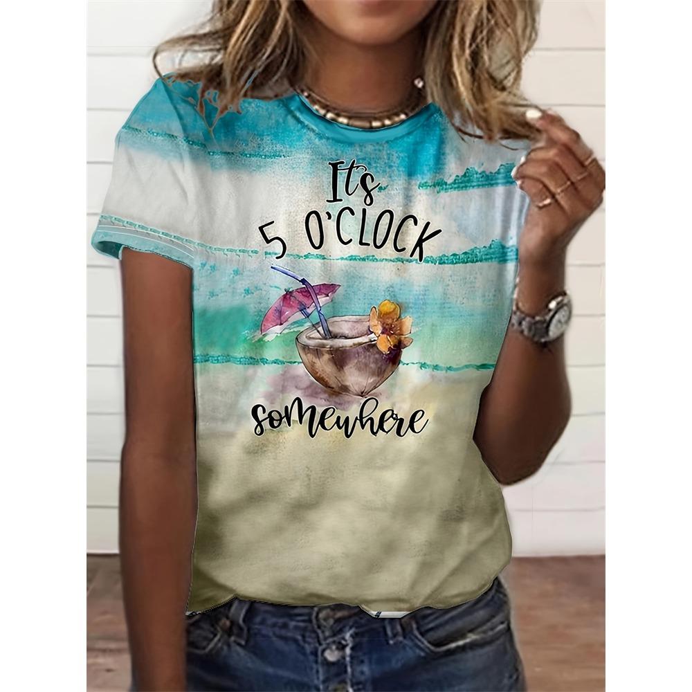 New Summer Ladies Short Sleeve T Shirt Spotted Printed Short Sleeve Casual T Shirt Ladies Elegant Loose T Shirt Fashion Clothing