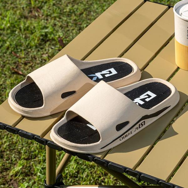 Outer slippers summer men's indoor home non-slip home silent senior women's sandals men's summer