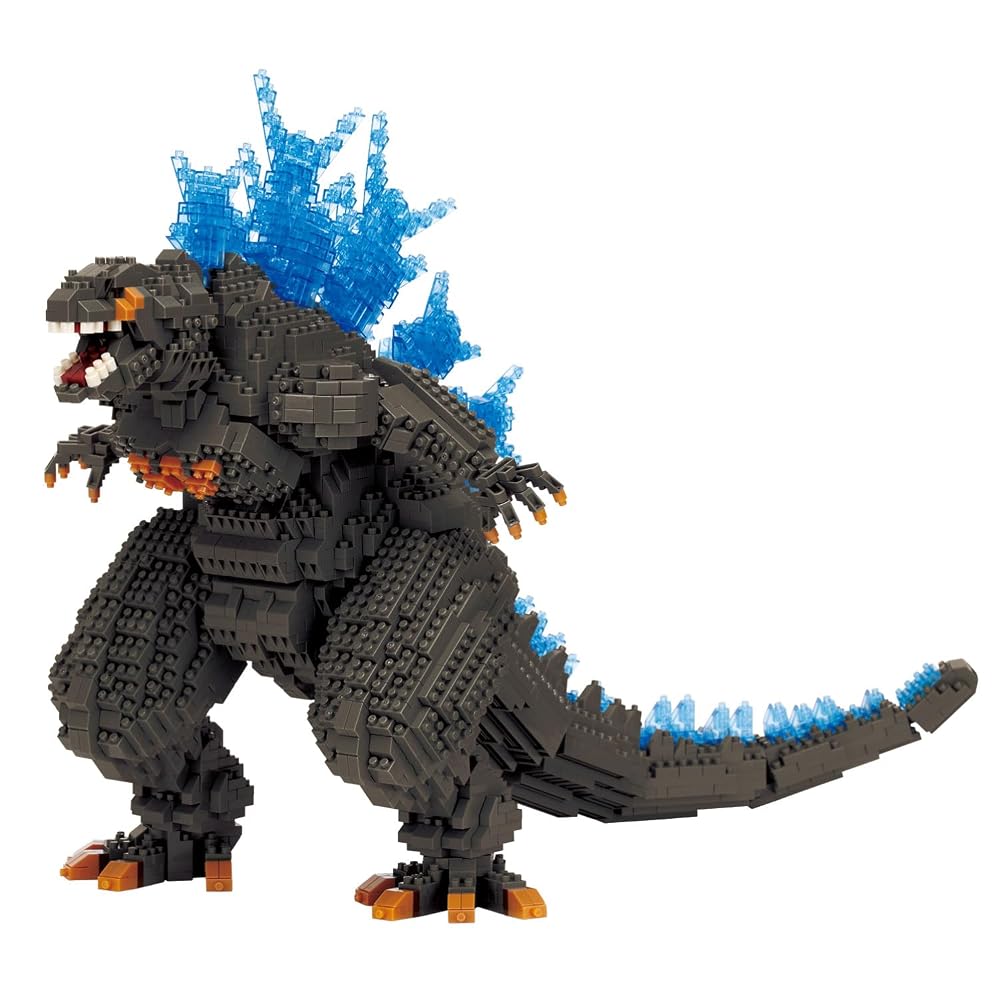 KAWADA Nanoblock Godzilla (2023) Deluxe Edition NB-063 10×42×28cm 12+ Interior Hobby