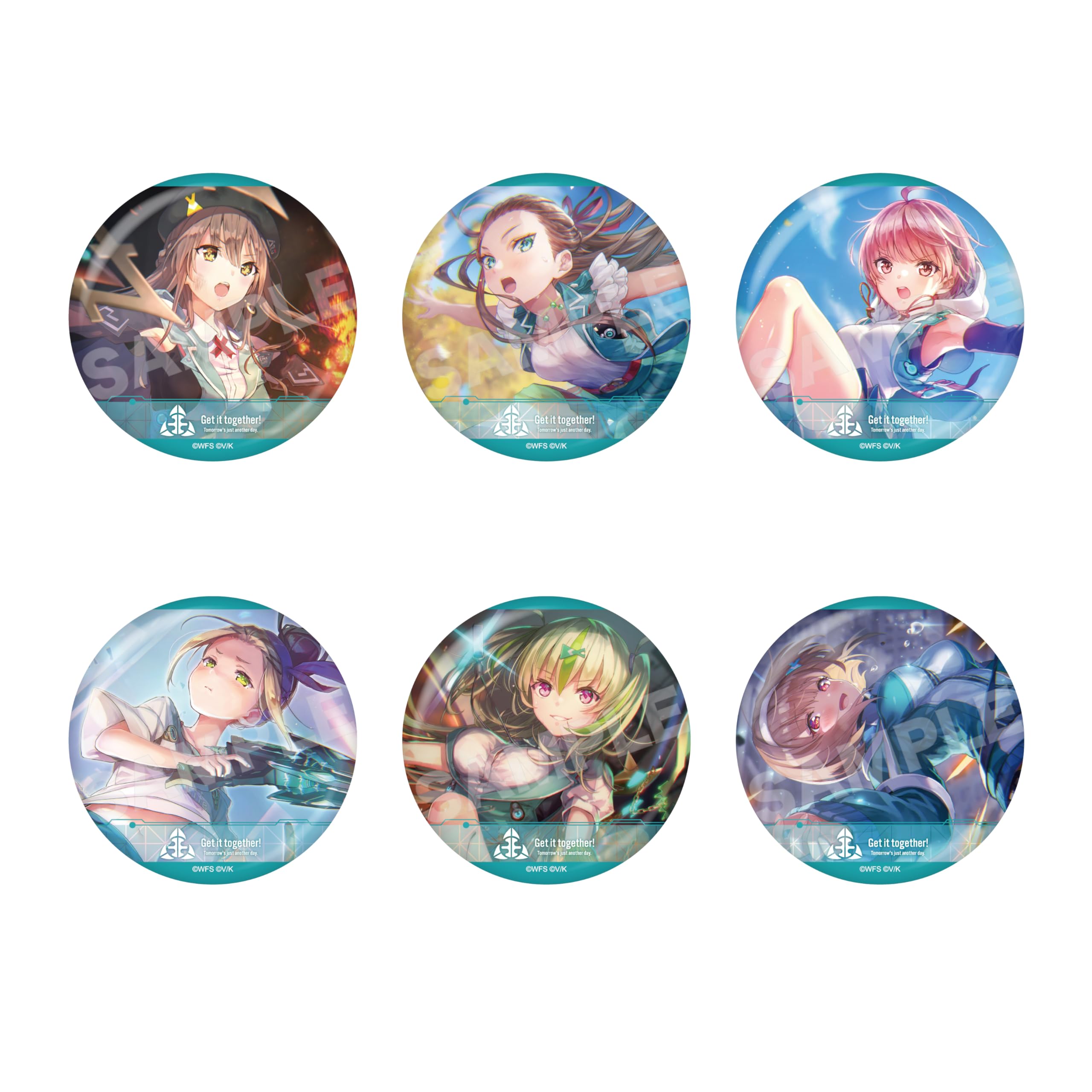 

Heaven Burns Red 31E Unit Can Badge Box of 6