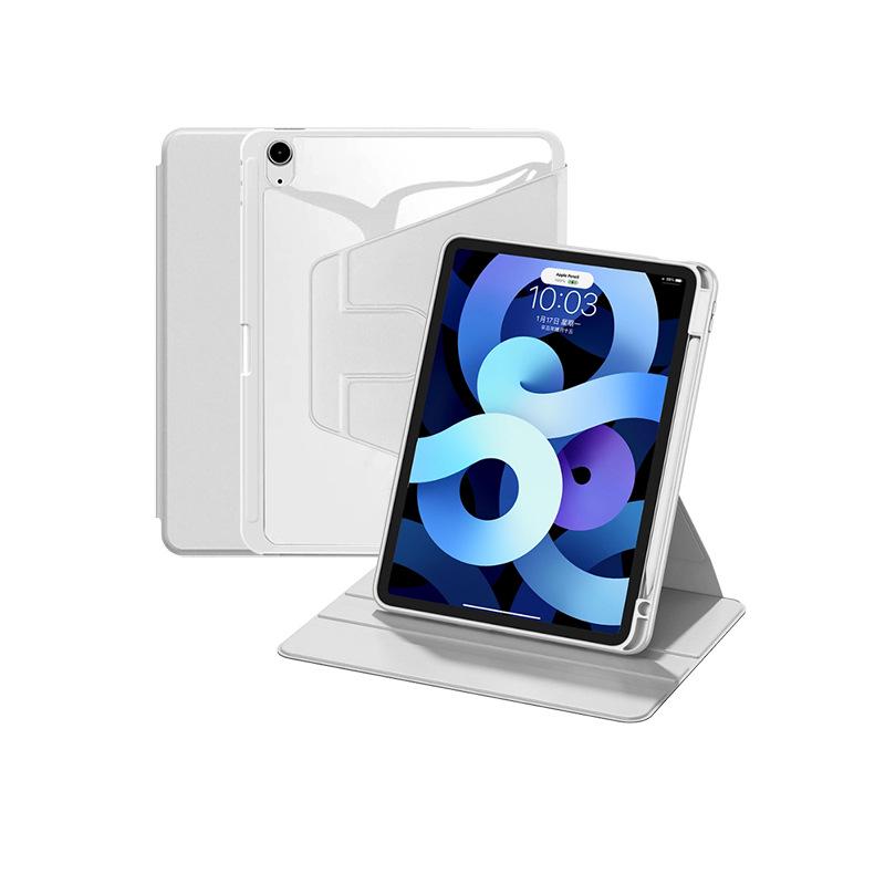 360-Degree Rotating iPad Case for 10th/11th Gen Tablets with Pen Slot