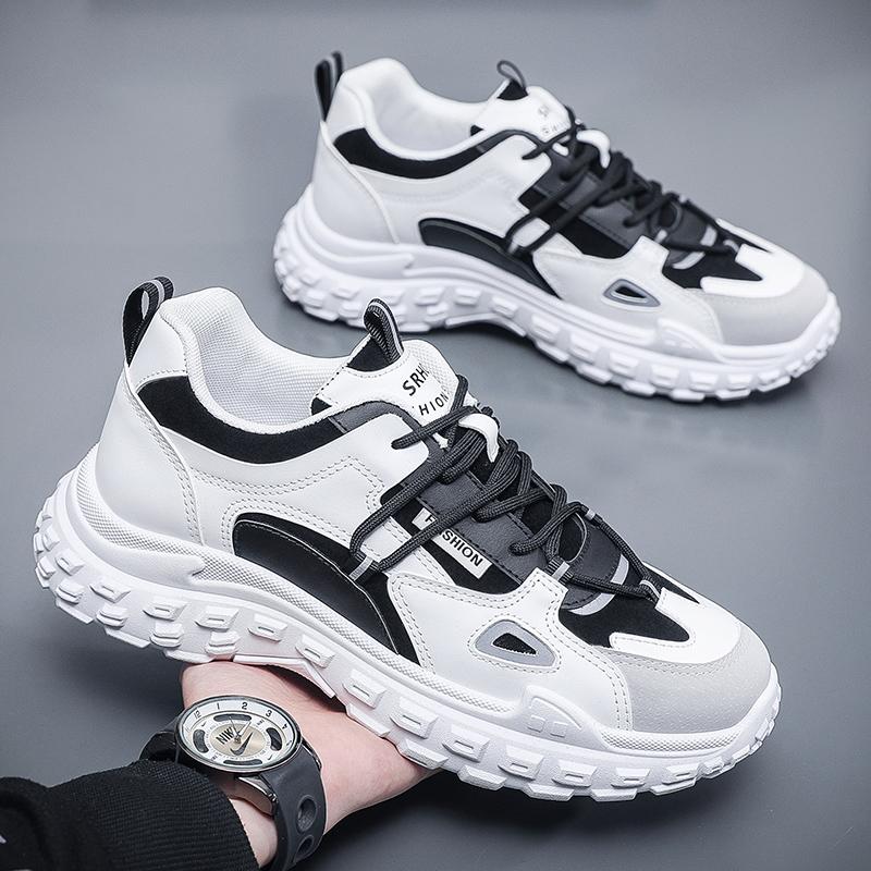 

Мужская повседневная обувь на платформе, уличная обувь для бега 44 чёрный