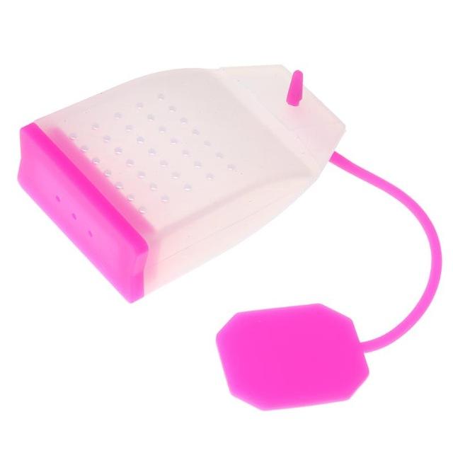 

1 шт. пищевые силиконовые чайные пакетики, цветные ситечки для чая, травяные фильтры для заваривания чая, ароматизированные чайные инструменты, аксессуары фиолетовый